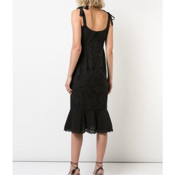 SALONI Navy Blue Midi Dress - Picture 6 of 6